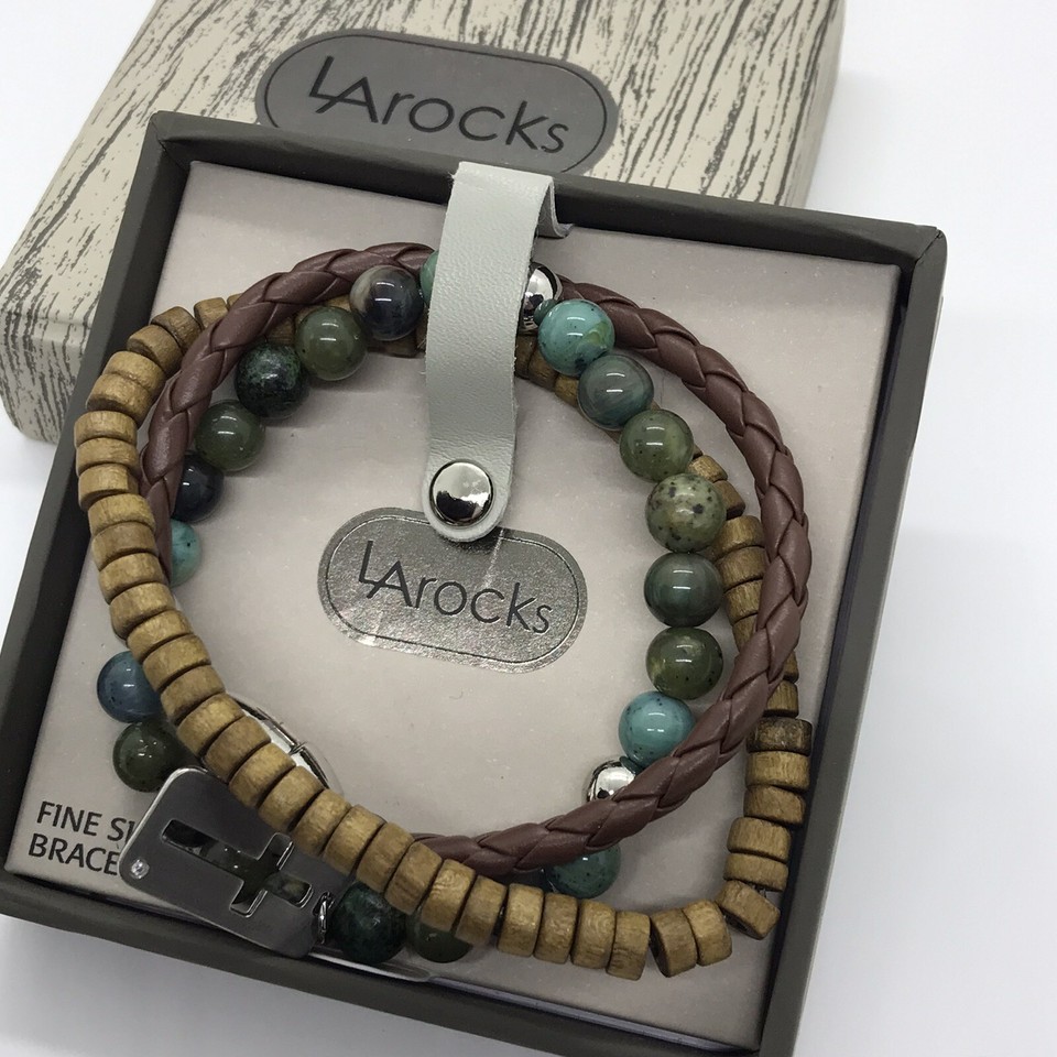 La Rocks Bracelet set silver plated | eBay