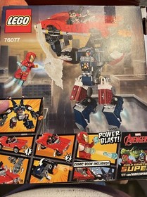 LEGO Iron Man Detroit Steel Strikes 76077 Marvel Super Heroes: NISB Retired