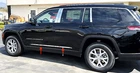 fit:2021-2025 Jeep Grand Cherokee "L" WL 4Pc Accent Molding Stainless Steel Trim