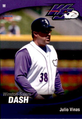 2011 Winston-Salem Dash Choice #26 Julio Vinas Hialeah Florida FL Baseball Card