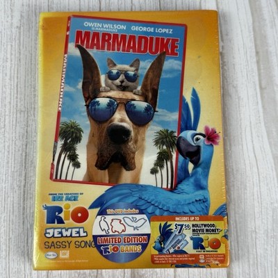 RARE Marmaduke (DVD, 2010) with Limited Edition Rio Bands New Sealed Free Ship
