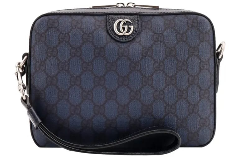 Gucci Ophidia GG Supreme Shoulder Bag Men's Blue/Black Authentic✅️  Rrp £1300 image 9
