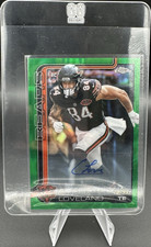 2025 Topps Chrome Football Colston Loveland Rookie Green Refractor Auto/99 Bears