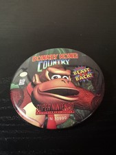 Donkey Kong Country SNES Super Nintendo Promo Pin Rare Vintage
