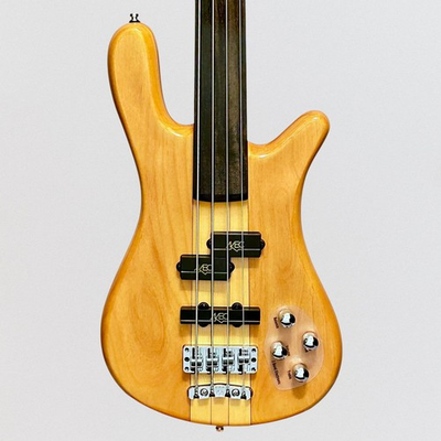 #ad Warwick RockBass Streamer NT 4 string Fretless Electric Bass Guitar Natural $982.50