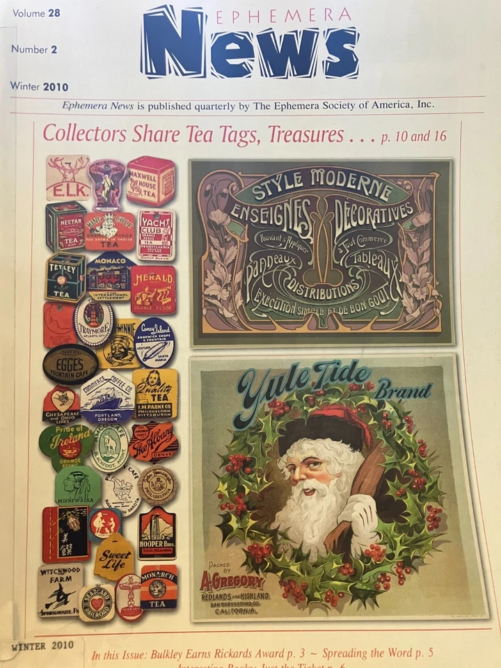 Ephemera NEWS 3 Issues 2010 Fall, Winter, Summer - Image 3 of 4