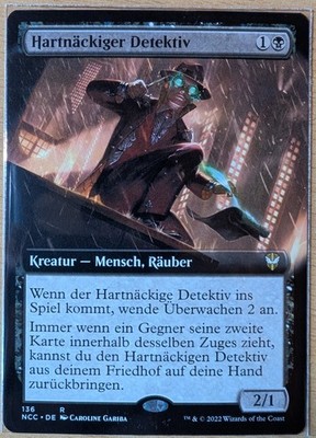 MTG | Hartnäckiger Detektiv | NM | DE | NCC 136 | Extended Art 