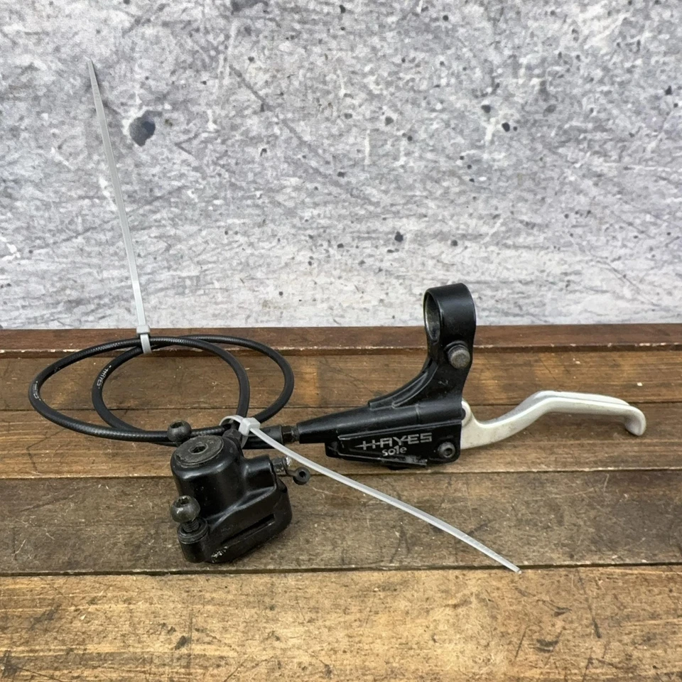 Hayes Sole Hydraulic Disc Brake Lever Caliper Front 25in Line PARTS Untested MTB - Image 1 of 4