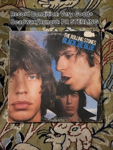 The Rolling Stones - Black and Blue Vinyl LP, 1976 Rolling Stones COC 79104 VG+