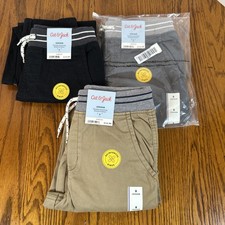3 Cat  Jack Boys Joggers Size 8 w/ Reinforced Knee Elastic Waistband/Drawstring