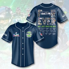Personalized - S*eahawwks 2025 NFC Champions Baseball Jersey
