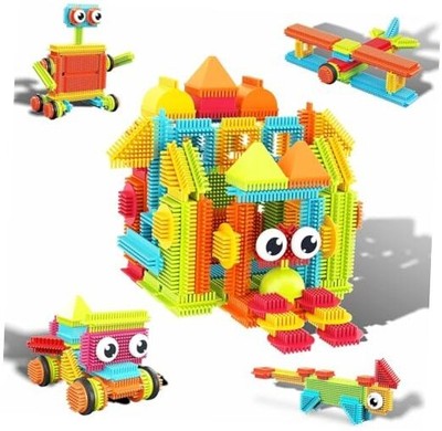 120pcs Hedgehog Interlocking Building Blocks Tiles Construction Multicolored