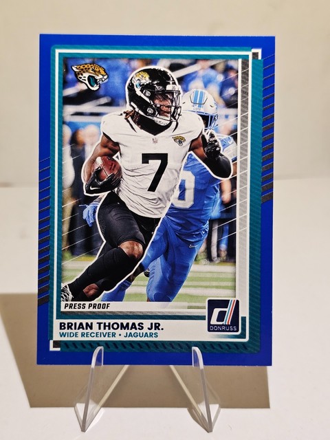 2025 Panini Donruss - Brian Thomas Jr. #3 Press Proof Blue [gls0482]