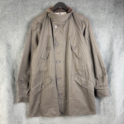 Nigel Cabourn Utility Field Jacket Brown Mens Large Pockets Casual Oi Polloi
