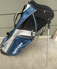 Adams Tight Lies Stand Carry Golf Bag 6 Way Black/Blue/Silver