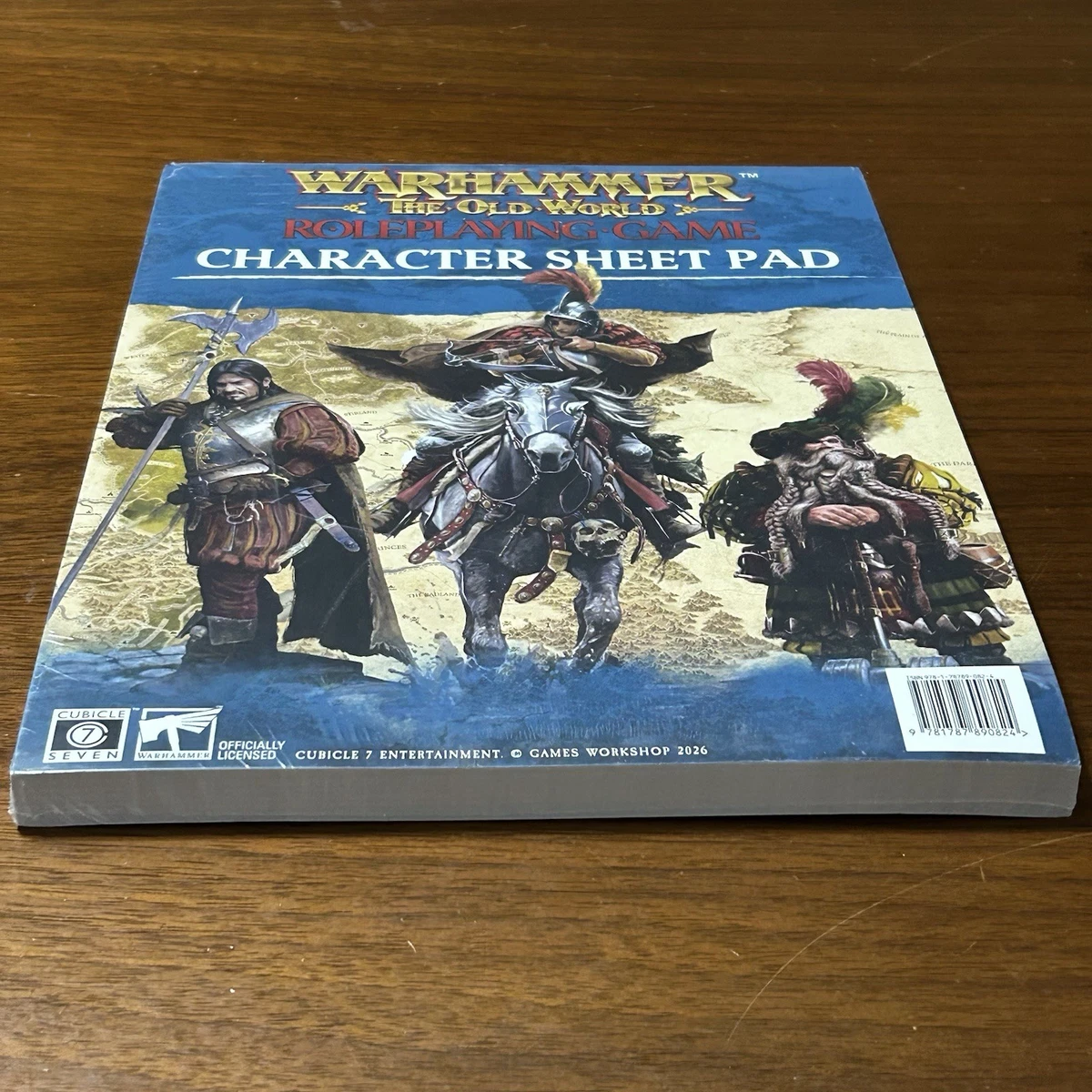 WARHAMMER : The Old World RPG - Character Sheet Pad BRAND NEW SEALED