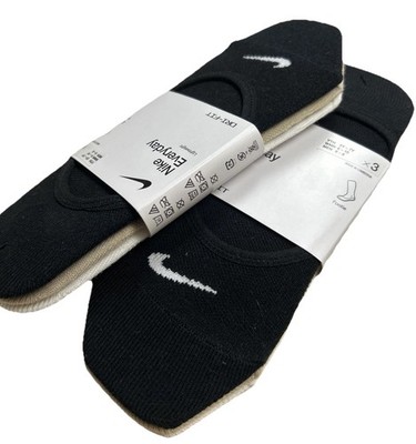 Nike Women/Men Everyday LightweightFootie Socks 6 Pair SX4863-900 Multi Medium