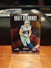Panini Absolute 2022 Draft Diamonds Jake Ferguson #129 Cowboys NFL Insert