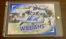2024 Panini Luminance - Blue Wave #87 Kyren Williams #/50 Auto LA Rams Autograph