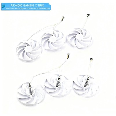 RTX 4080 GAMING X TRIO WHITE 1PC New For   Graphics card fans / Shroud *mc