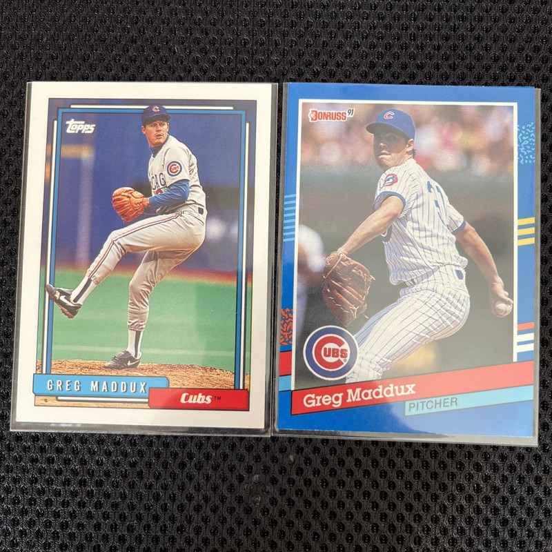 Greg Maddux 2 Card Lot