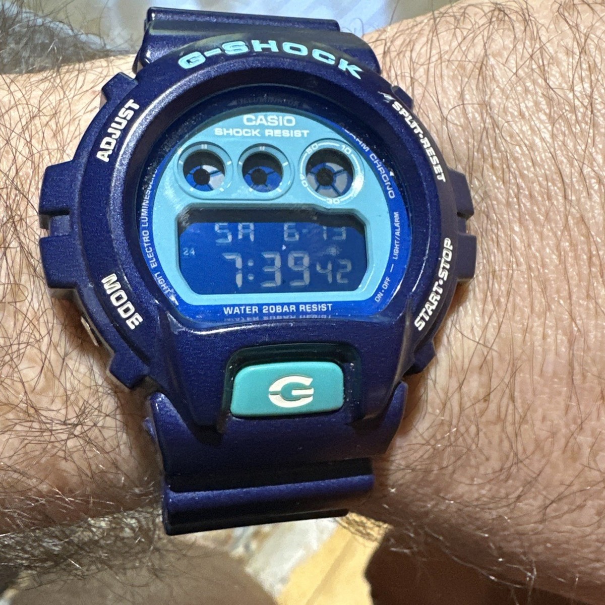 CASIO G-SHOCK DW-6900CC Rare Blue Digital Watch Japan Quartz | eBay