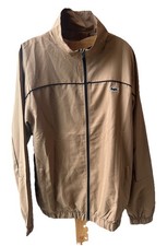 NWT LACOSTE MENs TRACKSUIT SET Brown Tan FULL ZIP SIZE XXXL 3XL