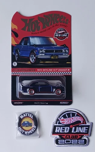 Hot Wheels Red Line Club RLC 1972 Skyline H/T 2000 GT-R  2022 Membership Club