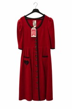 Vintage Dirndl Rose-Dirndl aus Bayern – ungetragen – Gr. 46 – rot mit Etikett
