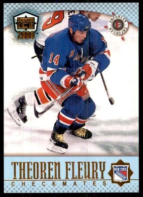1999-00 Pacific Dynagon Ice Checkmates American Theo Fleury/Joe Sakic #21