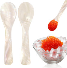 Caviar Spoons Mother of Pearl Spoons - 2PCS H...