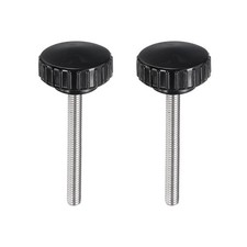 2 St&uuml;ck R&auml;ndelkn&ouml;pfe M6 x 60mm f&uuml;r 304 Edelstahl Netz 30mm Kopf