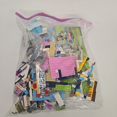 Lot of Mixed Lego Friends plus more Pastel colors With Figures 1 Pound 11 Oz
