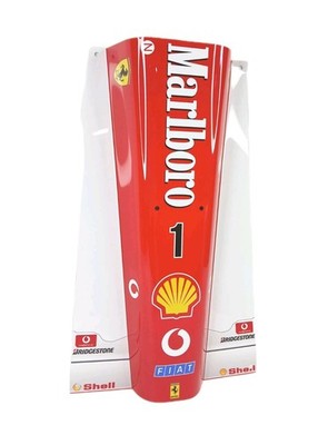 Michael Schumacher F2004 FORMULA 1 F1 Race Car Nose Style Sign 3D Wall Art