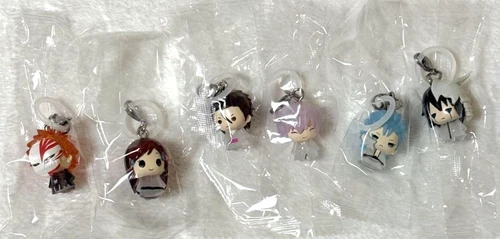 Bleach Mejirushi Mini Keychain Strap Kurosaki Inoue Aizen Ichimaru Grimmjow