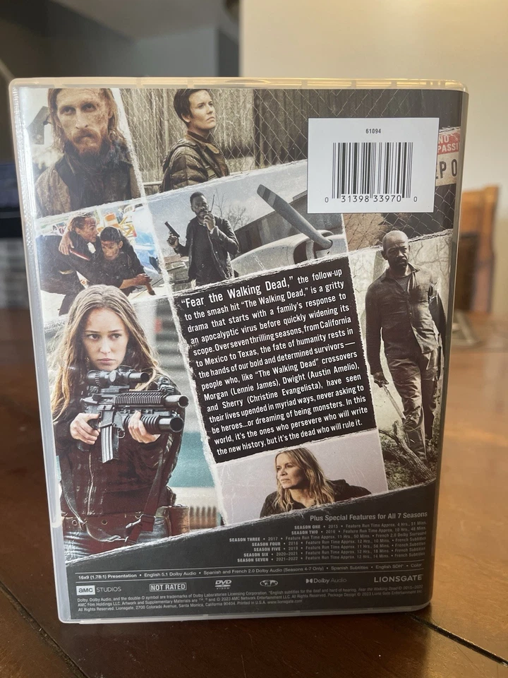 Fear The Walking Dead - Seasons 1-7 27 Disc Set, DVD ⚠️OPEN BOX⚠️ - Image 3 of 4
