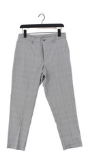 Uniqlo Women's Suit Trousers W 30 in Grey Polyester