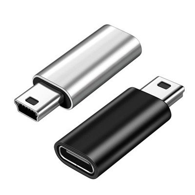 USB C to Mini USB Adapter Support Charging & Data Sync Aluminum Aolly for Shell