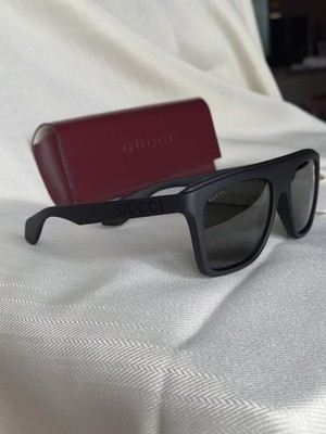 Gucci GG1570S 001 Sonnenbrille Schwarz Original 57-18-145 XL Unisex