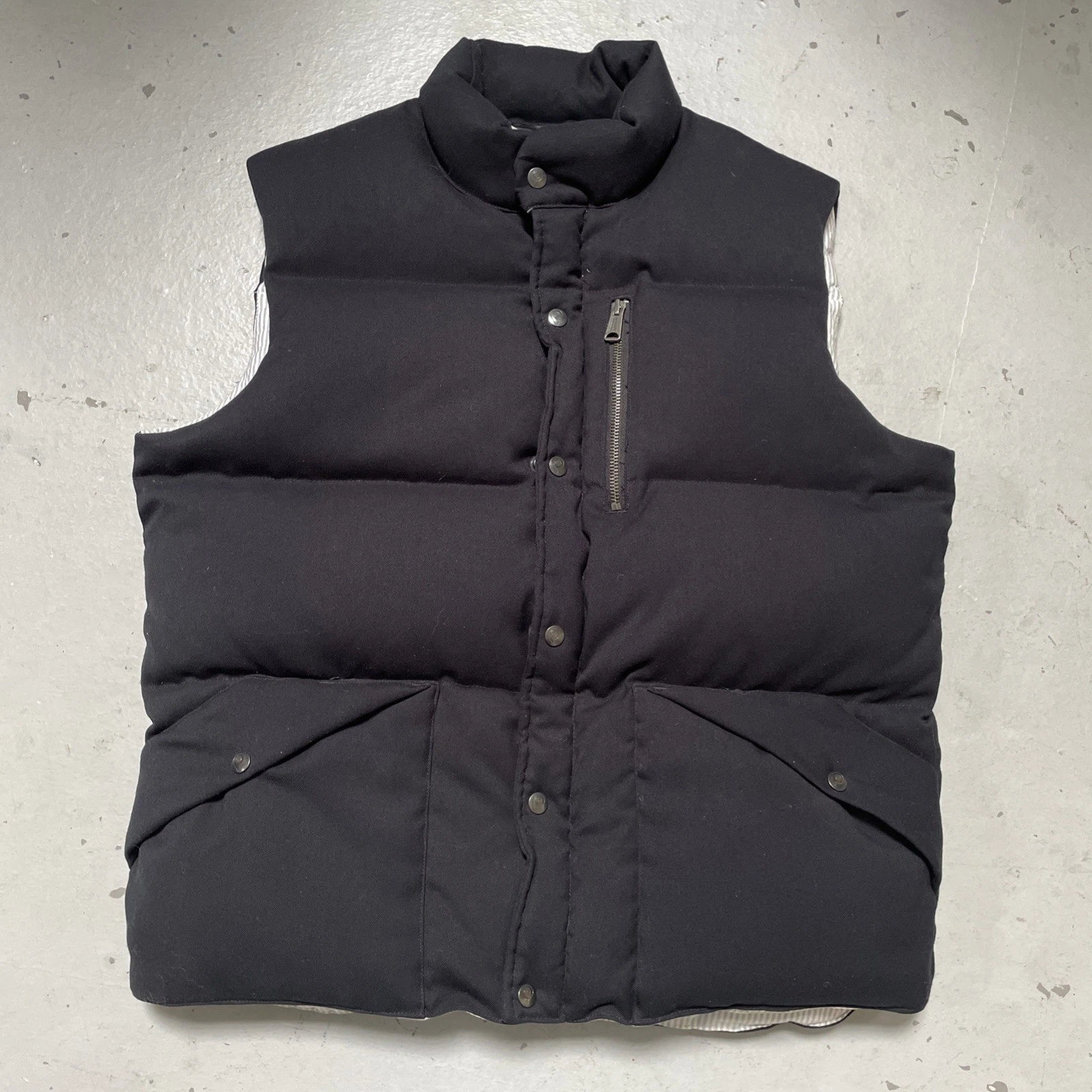 Vintage Stussy x Penfield Puffer Vest Y2K Skateboarding Streetwear L
