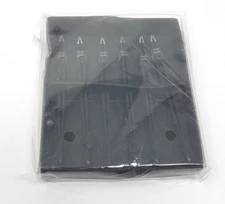 Giorgio Armani Tweezer x6 Slanted Tip Black 100% Stainless Steel Sealed BENT BOX