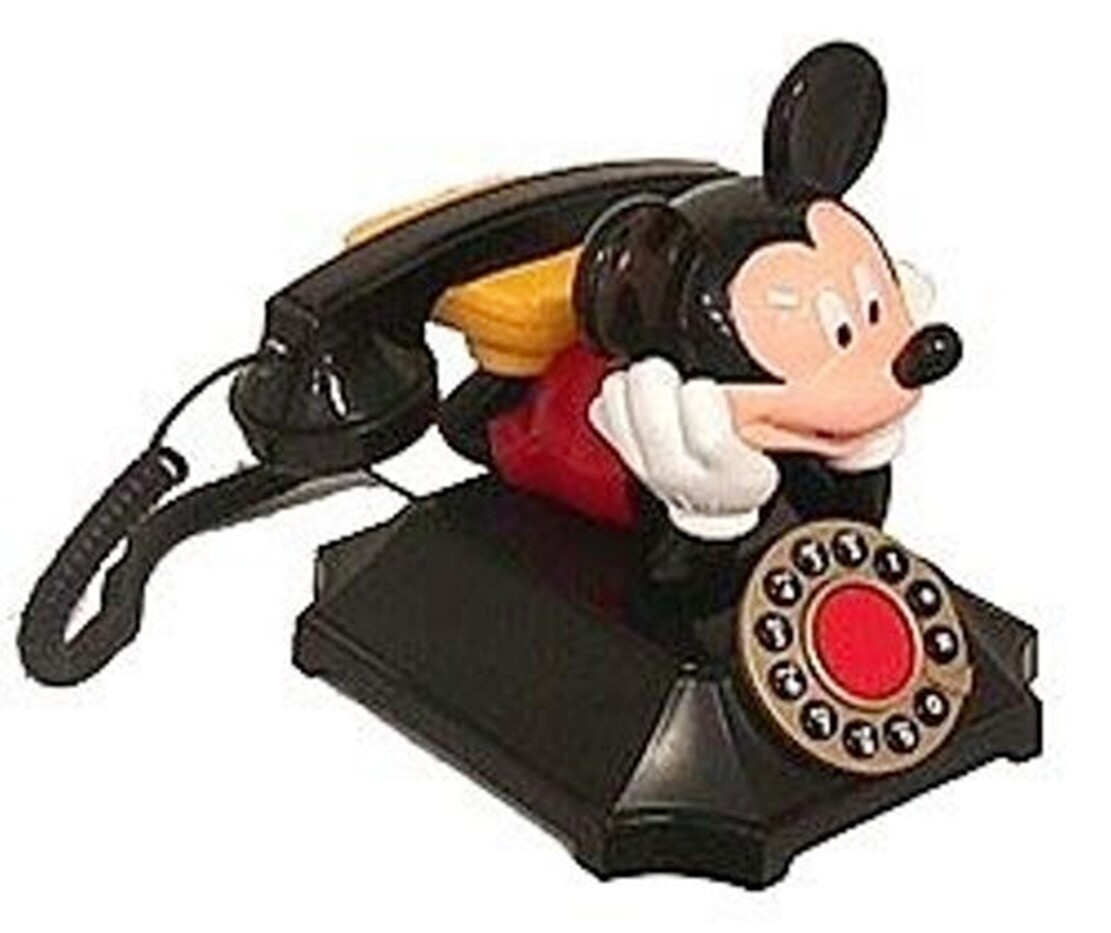 未使用】Disney MICKEY TELEPHONE 機 ミッキー 未使用】Disney MICKEY TELEPHONE 機 ミッキー