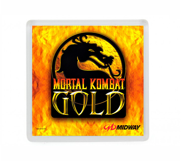 Mortal Kombat Gold Sega Dreamcast Fridge Magnet Iman Nevera