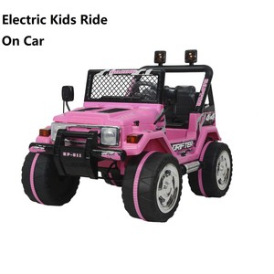 pink electric jeep