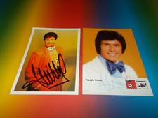 2 x  Freddy Breck  Schlager signed signiert Autogramm auf Autogrammkarte 