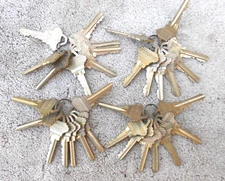 32 (8 x 4 ) ORIGINAL SCHLAGE 5 PIN FACTORY PRECUT KEYS  32 Keys Locksmith