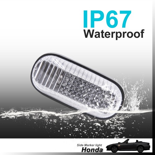 Luz indicadora lateral de lente transparente OEM para 00-09 Honda S2000 S2K lámpara indicadora de guardabarros - Imagen 4 de 9