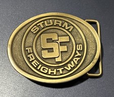 Sturm Freightways Belt Buckle New