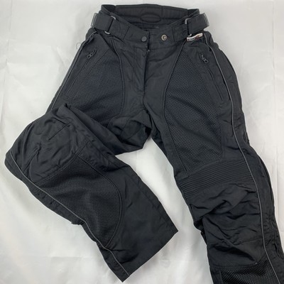 Seasons Motorcycle Black Mesh Pants 