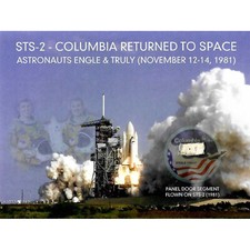Space Shuttle Mission STS-2 flown artifact presentation